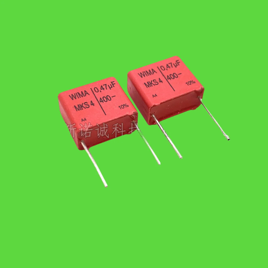 

10 шт./400 В 474 0,47 мкФ MKS 4 400 В 470NF расстояние ножки 15 мм