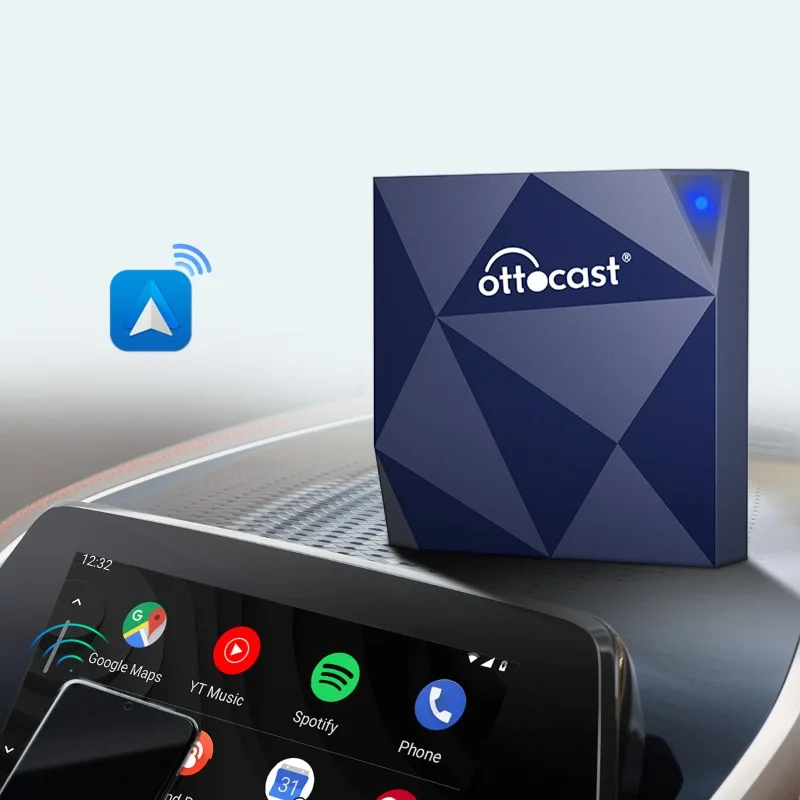 Ottocast Quelle Original-Auto-Bildschirm CarPlay Wireless Android Handy-Verbindung Android Auto
