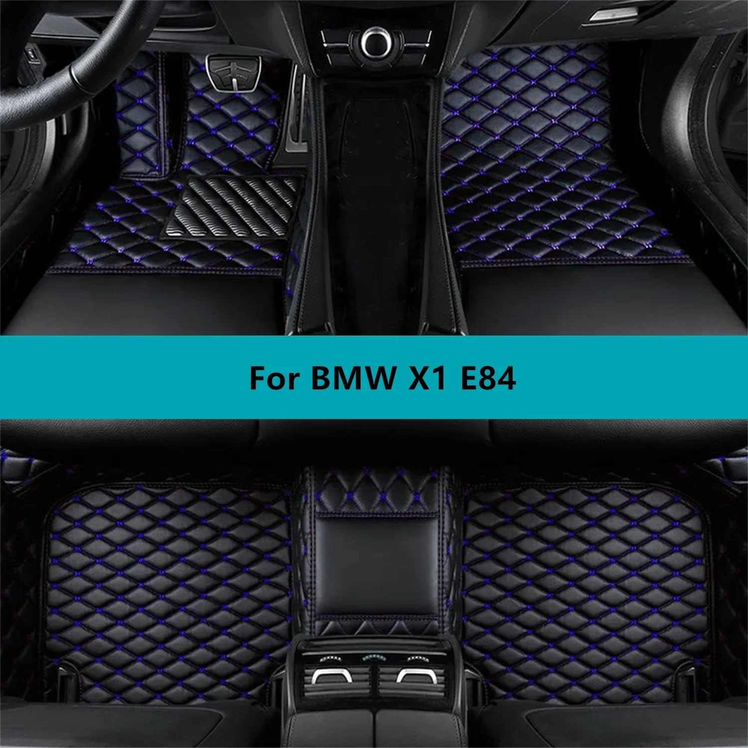 

Car Floor Mats For BMW X1 E84 2010 2011 2012 2013 2014 2015 Full Set Leather All Weather Waterproof Car Floor Mats