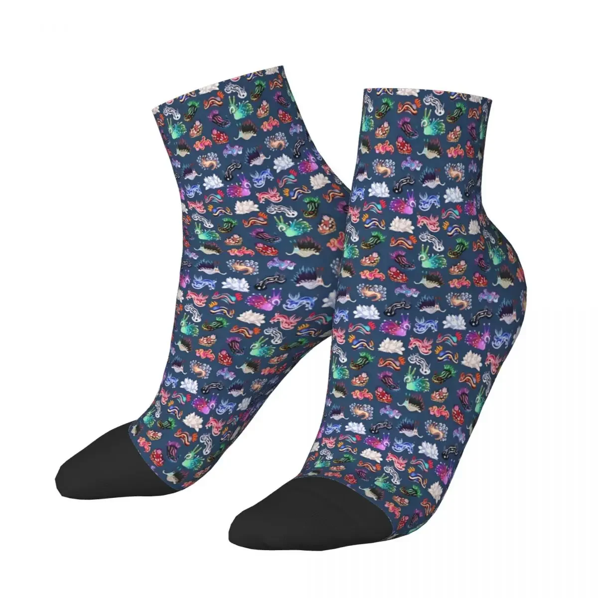 NUDIBRANCH Ankle Socks Male Mens Women Spring Stockings Polyester