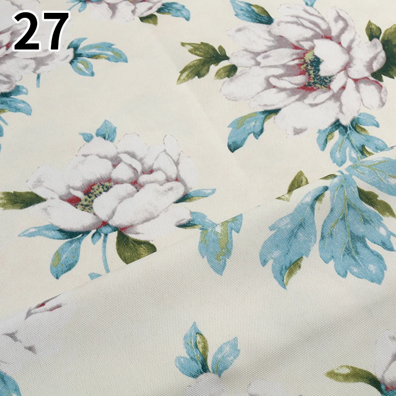 Floral Digital Printing Fabric Vintage Rose Stripe Printed Cloth Bedding Handmade Clothes Tablecloth Decoration DIY Fabric