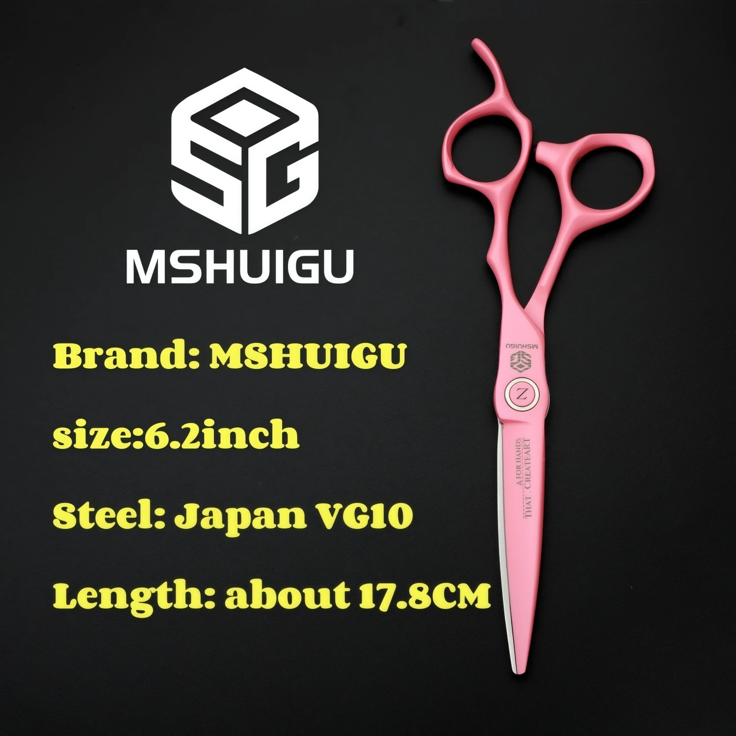 MSHUIGU مقص حلاق صالون احترافي اليابان VG10 6.2 بوصة مقصات تحفيف متعددة الوظائف مشط قلادة أداة الملحقات