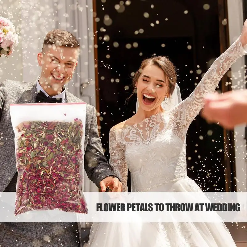 Dried Flower Confetti Elegant Natural Rose Jasmine Flower Petals Confetti Floral Confetti Dry Rose Petals Perfect for Wedding