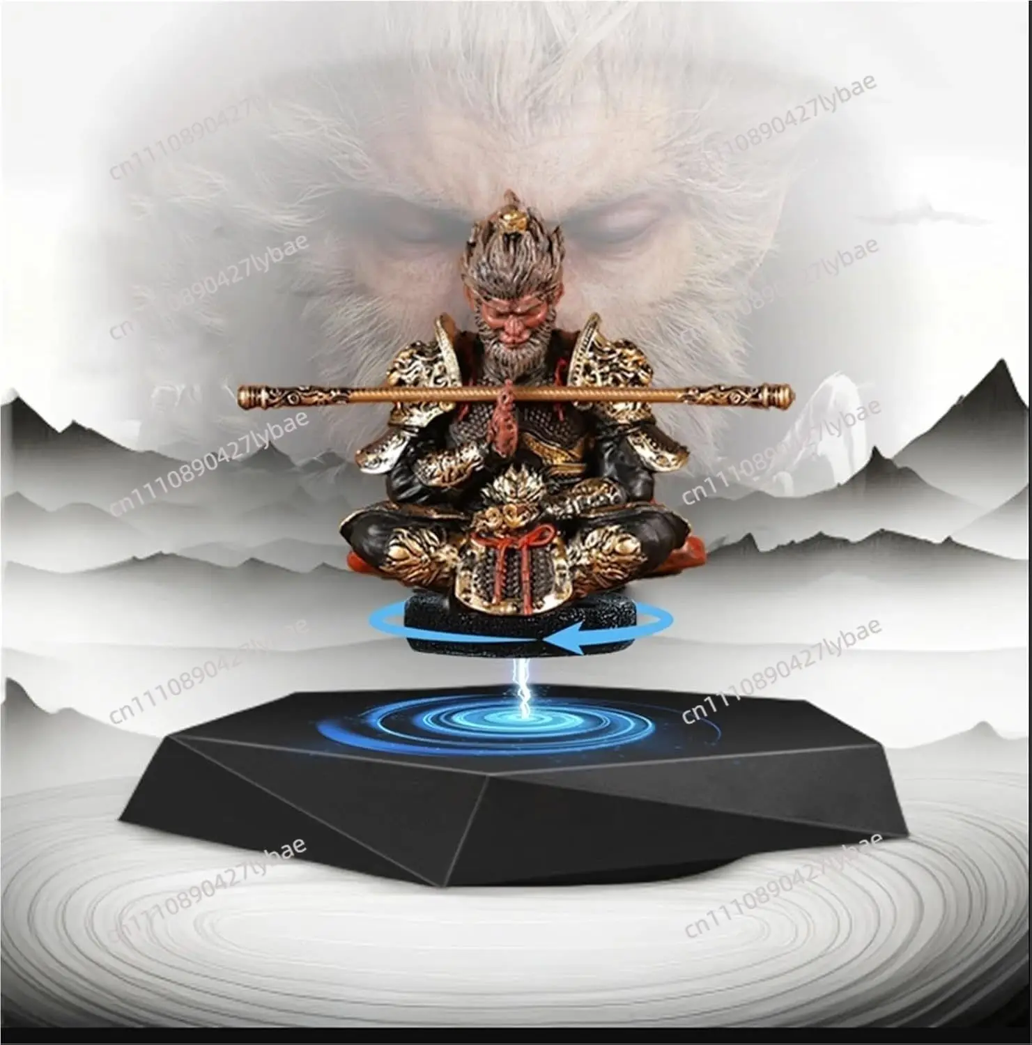 400g Magnetic Levitation Display Stand 360 Degree Automatic Rotating Bracket Suspended Decoration for Homes and Offices