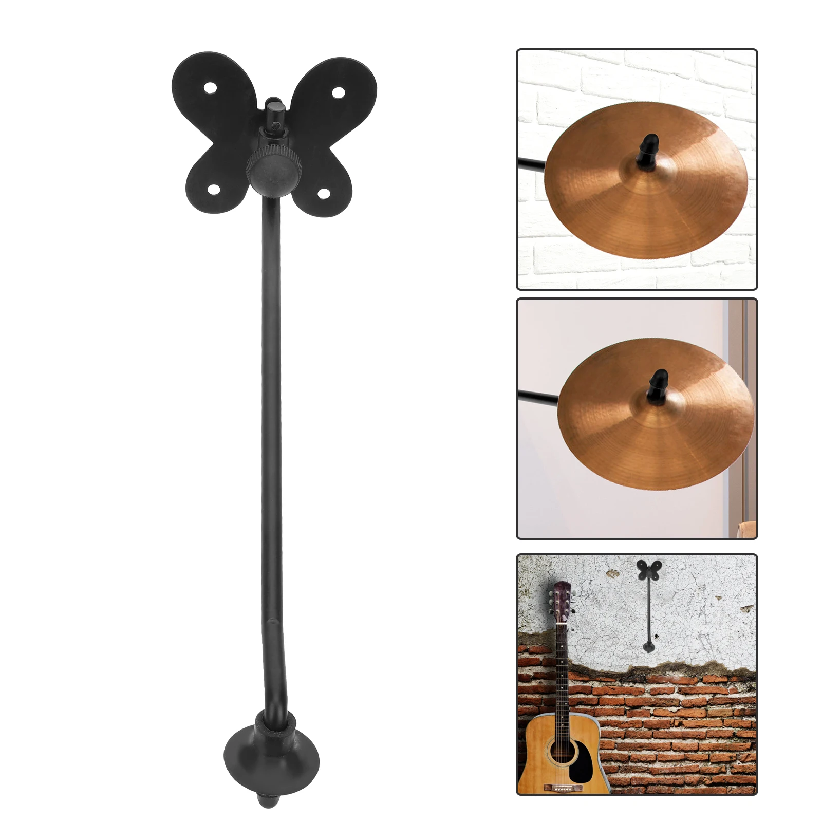 

Cymbal Hanger Drum Accessories Display St Cymbals Holder Wall Iron Slot Arm Durable Material Professional Design