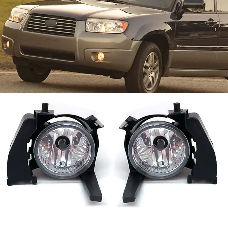 

For Subaru Forester SG 2006 2007 2008 Front Bumper Fog Lights With Glass Lens Fog Lamp Daytime Running Lights 84501SA190