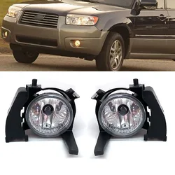 For Subaru Forester SG 2006 2007 2008 Front Bumper Fog Lights With Glass Lens Fog Lamp Daytime Running Lights 84501SA190