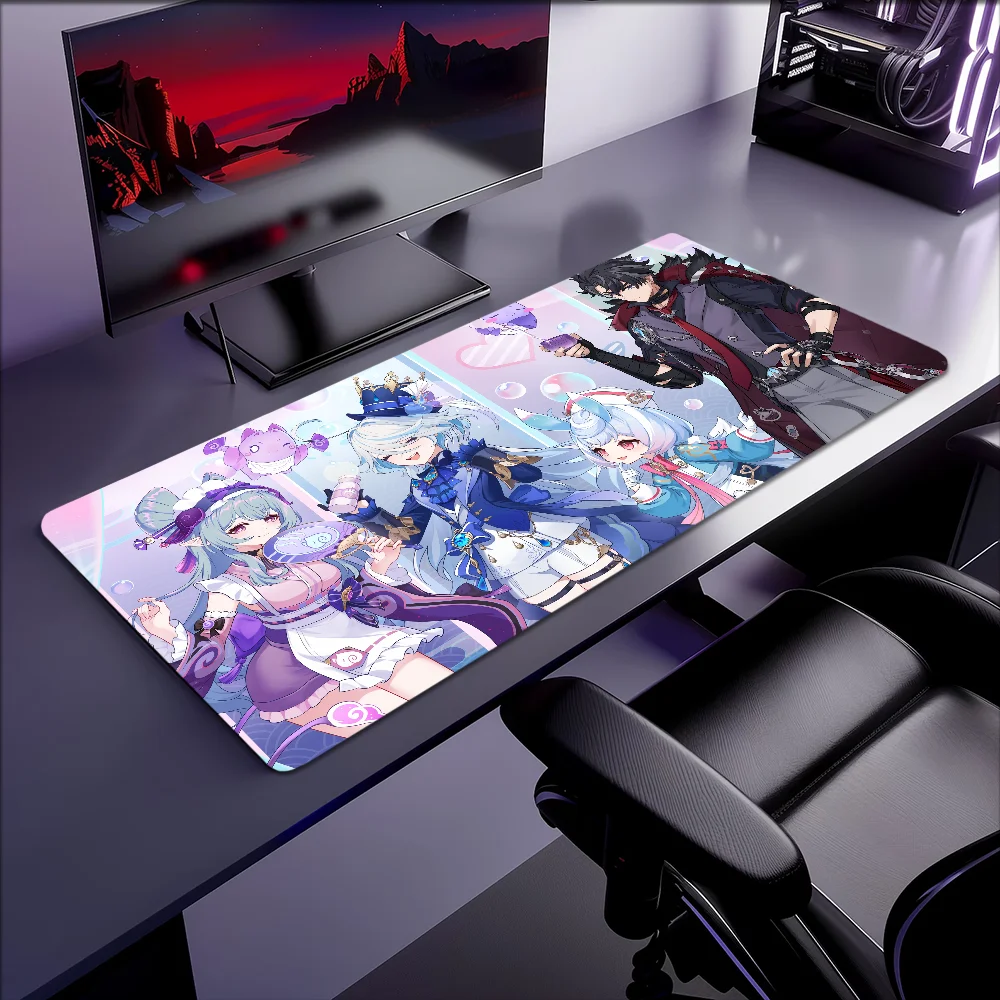 Game Sigewinne Genshin Impact Mouse Pad Non-slip Thickened Large Writing Lockedge Office Student Gaming Cushion MousePad