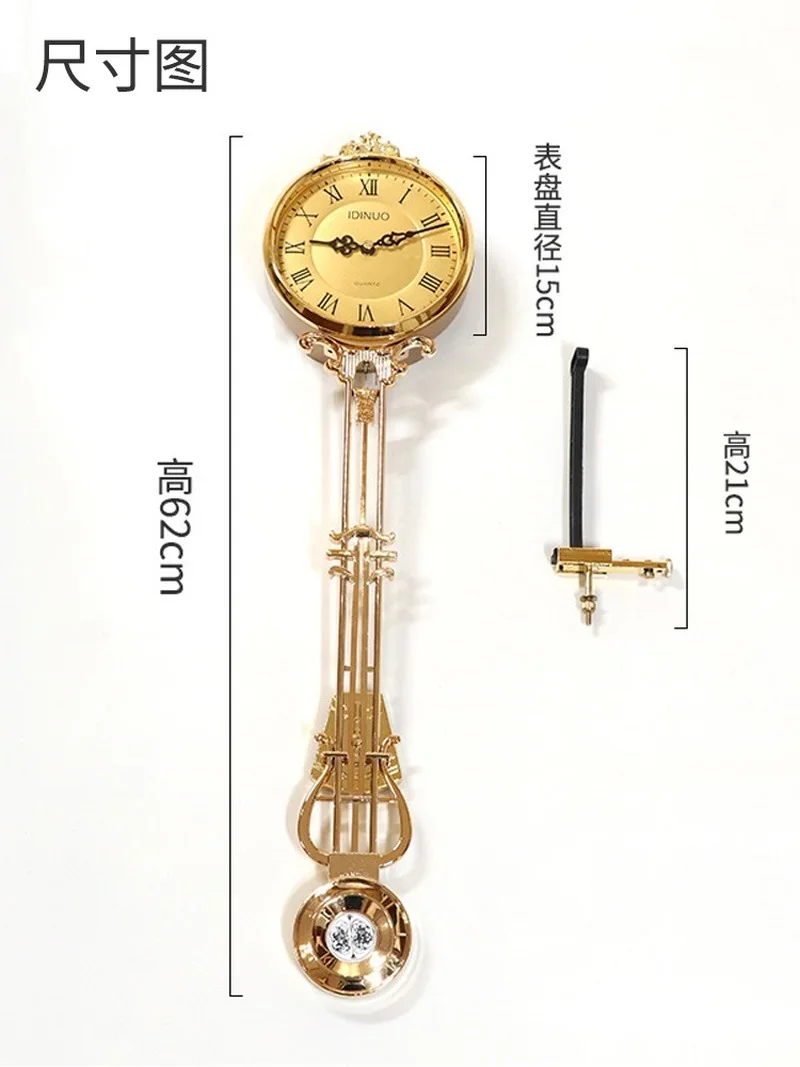 Floor Clock Pendulum Accessories European Style Living Room Pendulum Clock Table Clock Movement Vertical Quartz Clock Parts