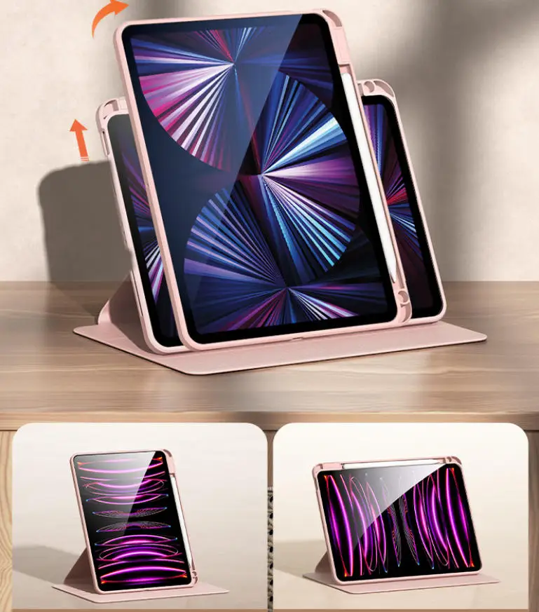 حافظة My Melody لجهاز iPad Funda ipad 8/9/10 10.2in A16 11in غطاء لوحي Air 4 5 10.9in M2 M3 Pro 4 5 6 12.9in M4 حافظة واقية