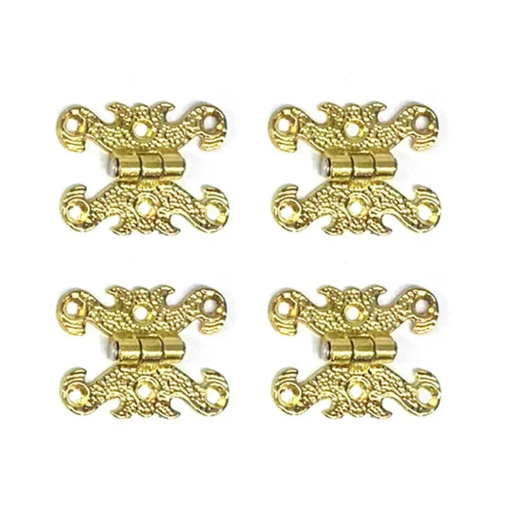 4 Pcs Retro Bronze Zinc Alloy Hinge For Win-dows Cabinet Cupboard Wardrobe Doors Wooden Boxes Jewelry Case Hinges 113*69mm