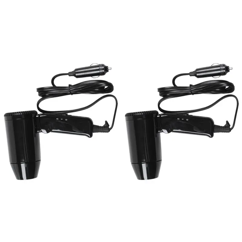 

M49K-2X Hair Blow Dryer Heat Dc12v 216W Portable Foldable Blower Hot Wind For Vehicle Window