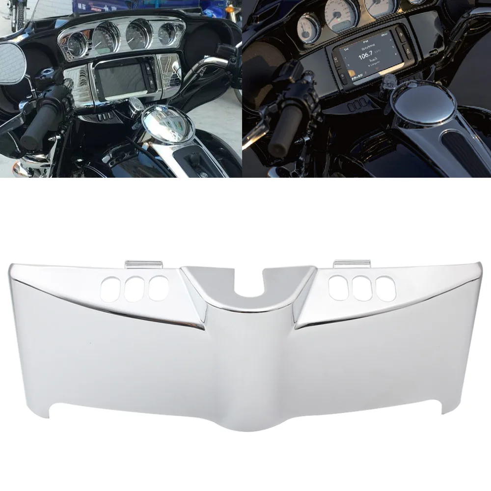 

For Harley Touring Electra Glide Street Glide FLHX CVO FLHTKSE Trike Motorcycle Switch Console Dash Panel Fairing Cover 2014+