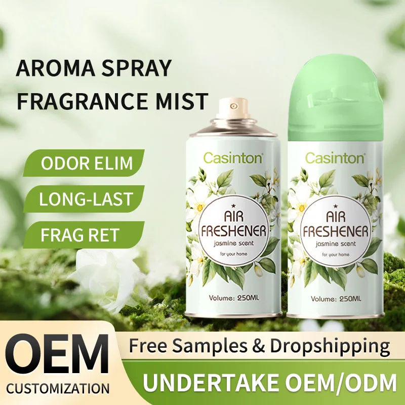 Plant Extract Air Freshener 250ml Long Lasting Home Car Odor Remover Spray Aromatherapy