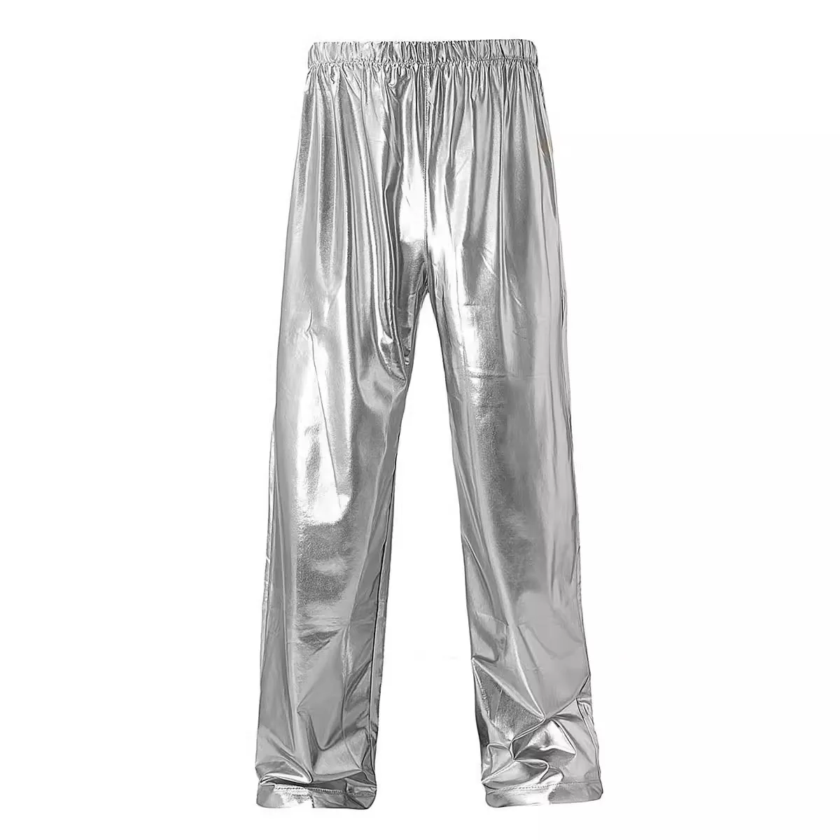 2026 Men\'s Red Shiny Trousers, Fashion Casual Pants, Gold Blue Green Silver Available Men Pant, Size S,M,L,XL,XXL,3XL