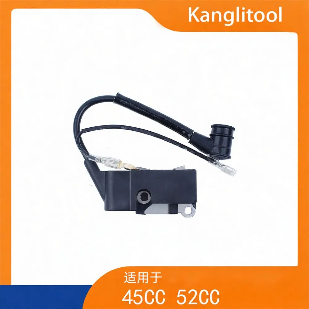 Chainsaw Ignition Coil Fits 4500 5200 5800 45cc 52cc Models Motor Magneto High Voltage Package Replacement Maintenance Tool