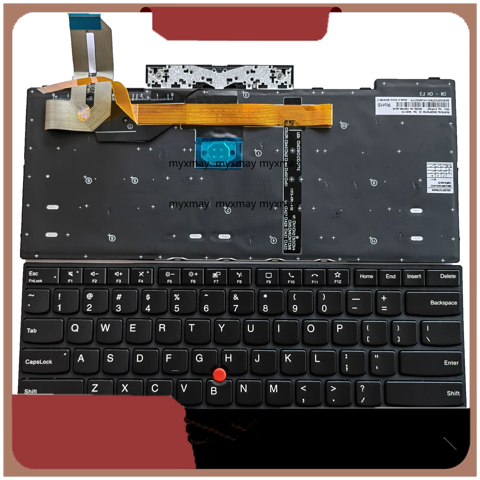 

Laptop Replacement US Layout Keyboard For Lenovo Thinkpad T14/P14S GEN1/T14 GEN1/T14 GEN2