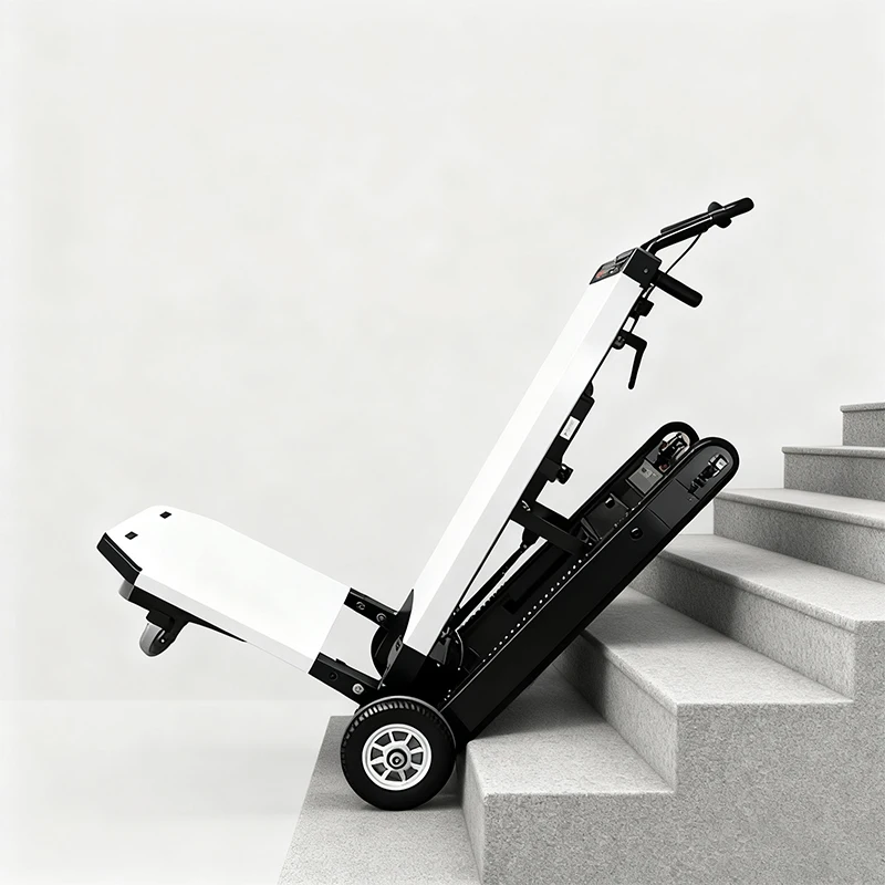 

Electric Foldable Steel Stair-Climbing Vehicle Truck 200kg Capacity 1200W Motor Four-Wheel Platform OEM Shopping Heavy-Duty