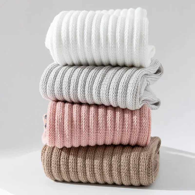 

1 пара носков для йоги, противоскользящие силиконовые носки средней длины из чистого хлопка для фитнеса и пилатеса в помещении, женские спортивные носки оптом