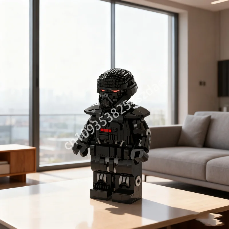 

2607pcs MOC Dark Trooper Mega Figure Fits Model Building Christmas Gifts Blocks Toys Assemble Education Brick Kids Birthday