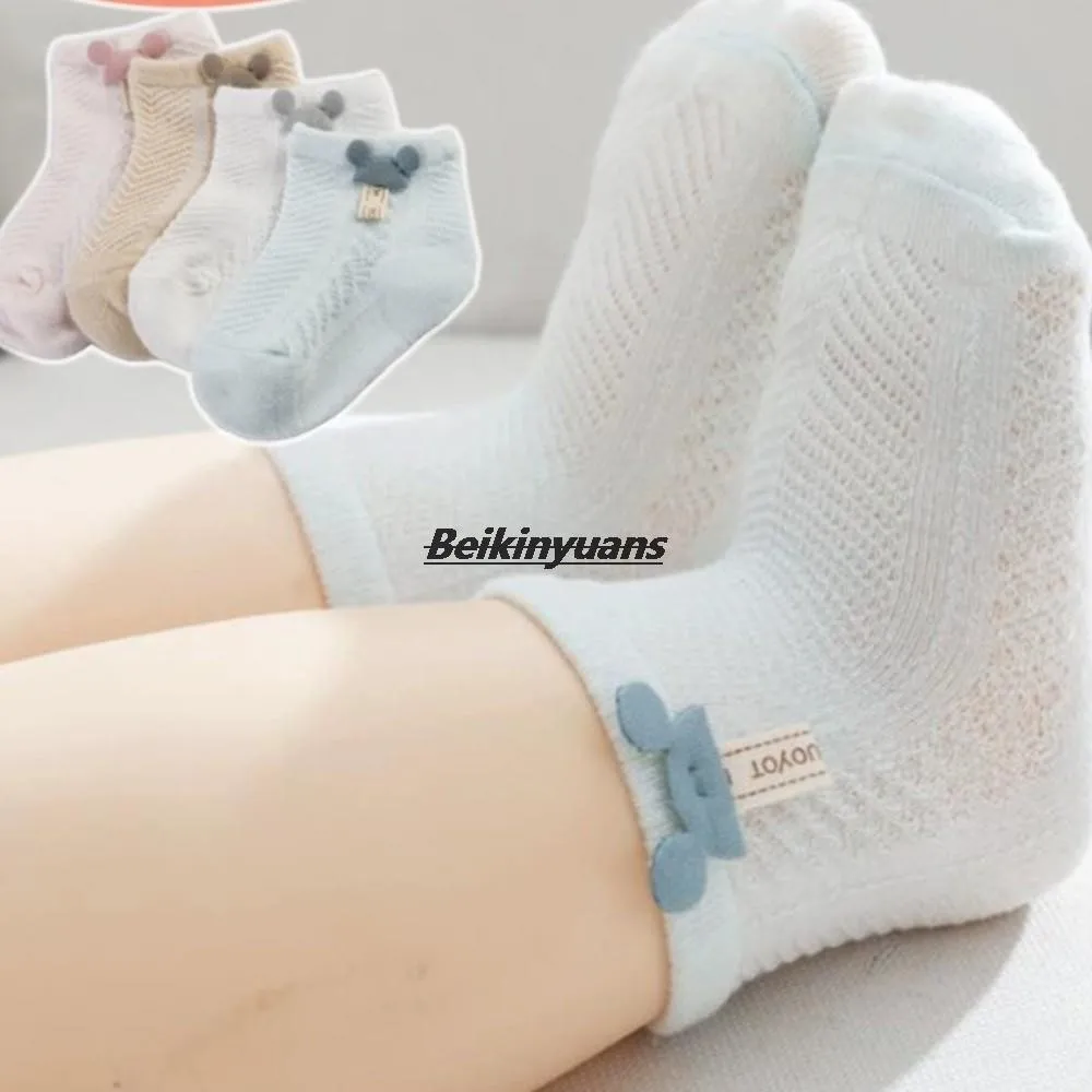 Baby socks thin summer fishnet sokken Toddler boy girl sock combed cotton breathable sox newborn children boys girls socks