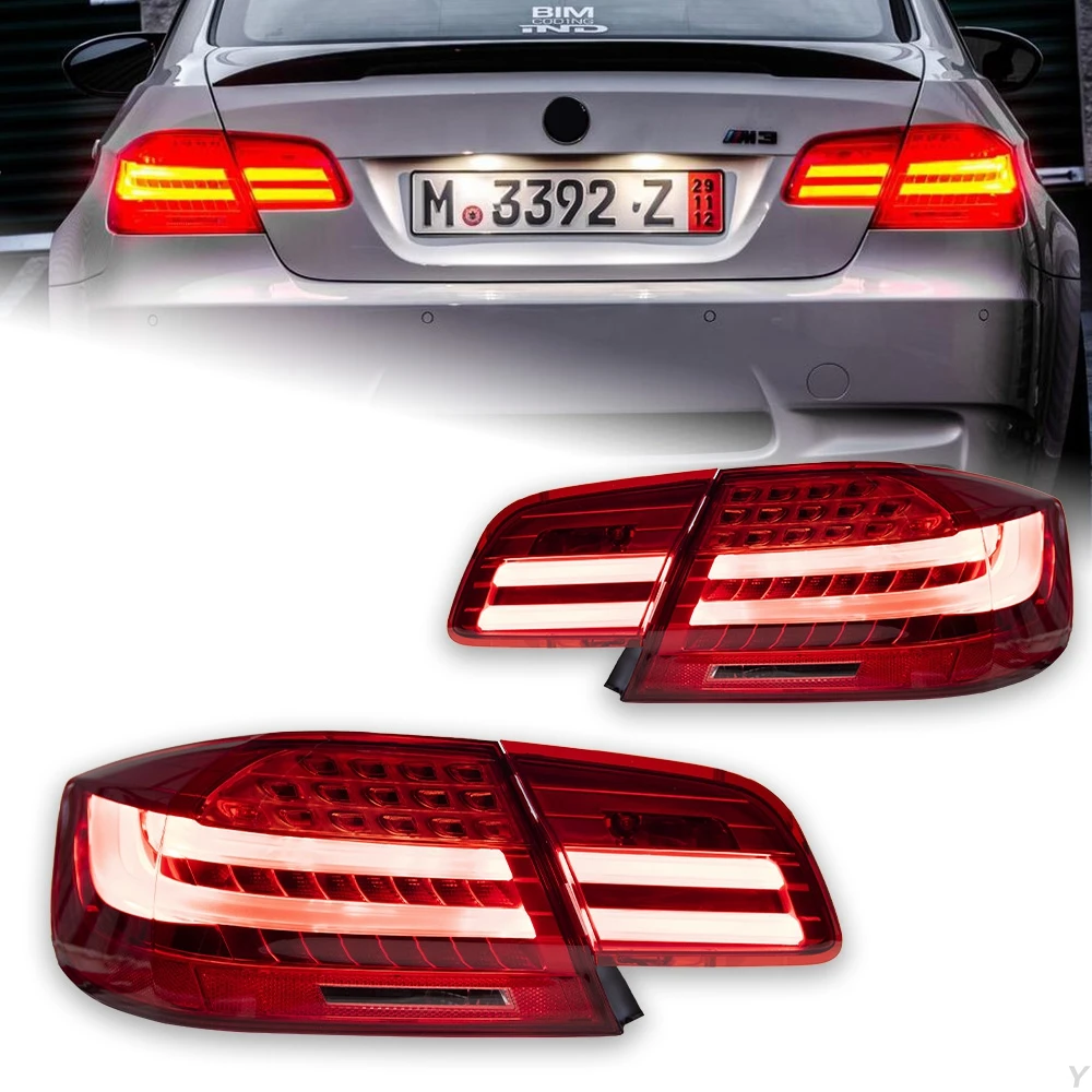 

AKD Стайлинг автомобиля для BMW E92 Светодиодный задний фонарь 2006-2012 M3 325i 330i Купе Задний фонарь DRL Сигнал тормоза заднего хода Авто аксессуары