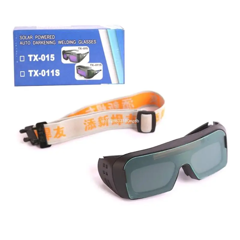 Auto Darkening Welding Glasses Solar Power For Electric Welding Argon Welding Cutting And Grinding Welding Dropship