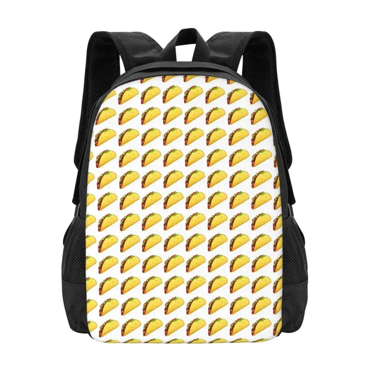

Taco Pattern Backpack Hot Sale Daypack Large Capacity Boys Girls BookBag School Bag Shoulder Bags for Men Women