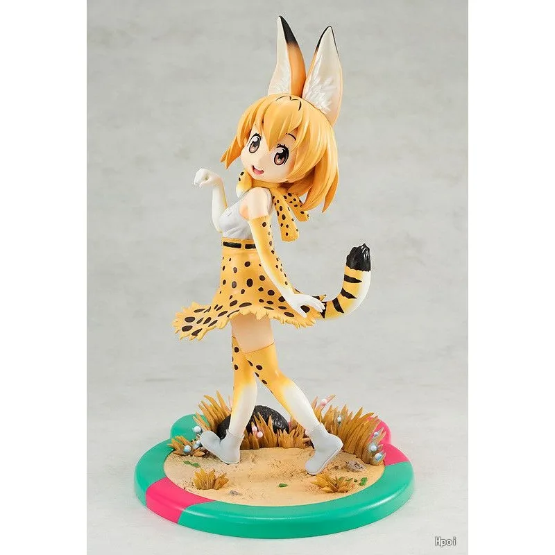 Stock Original KADOKAWA Leptailurus Serval Kemono Friends Kingdom 1/7 22cm  Authentic Collection Model Animation Character Toy