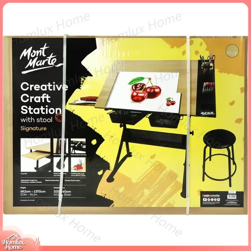 Montmartre Creative Art Easel for Artists Painting Studio Adjustable Steel Artist Easel Portable Folding Drawing Easel for