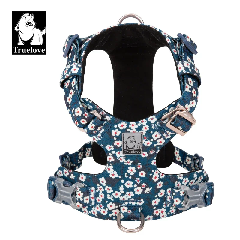 Truelove Pet Harness Vest Clothes Product for Big Medium Small Dog Cotton with 3M Reflection for All Season TLH6283