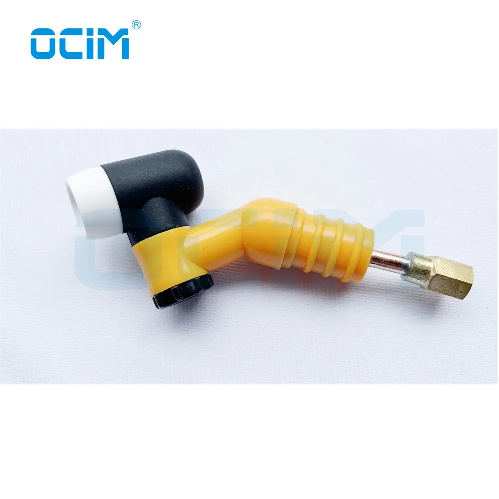 Air Cool and Water Cool Interchangeable Rotary Yellow head Replacement Parts For TIG Welding torch Tools