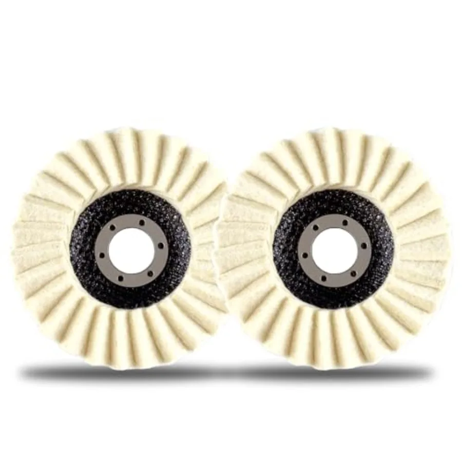 

Wool Felt Flap Polishing Disc Wool Felt Flap Discs Polishing Wheel 4. Inch Wool Polishing Wheel for Angle Grinder Metal Marble