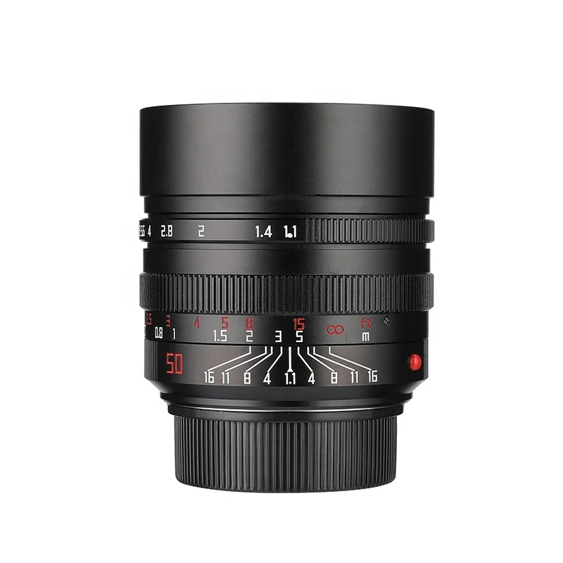 

Leedsen Factory Custom Wholesale 50mm F1.1 Large Aperture Manual Prime Lens For Leica M (LM) Mirrorless Cameras