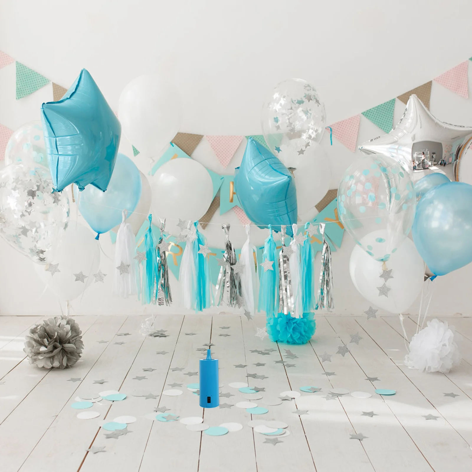 

1Pcs Electric Balloon Air Pump Dual Use Electric Balloon Blower Portable Silent High Performance for Party Supplies