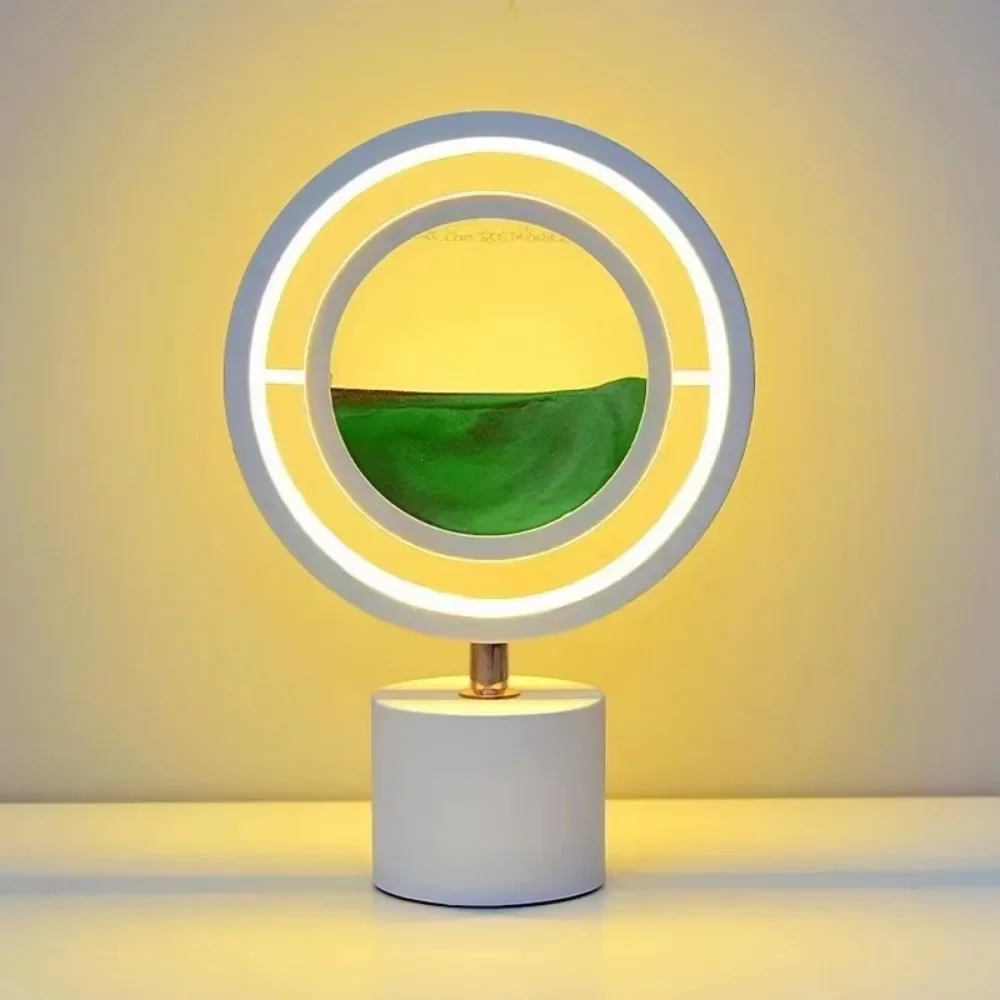 โคมไฟตั้งโต๊ะทรายลอยได้, ภาพวาดทรายรั่ว, การตกแต่งแบบบีบอัด, ห้องนอนที่สวยงามสูง, ไฟตั้งโต๊ะอ่านหนังสือที่เรียบง่ายและสร้างสรรค์