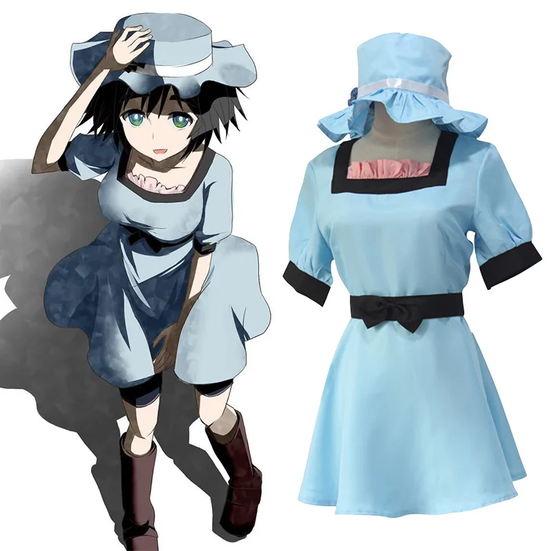 

Games Steins Gate Cosplay Costumes Shiina Mayuri Lolita Maid Princess Dress Full Set Women Girls Party Carnival Uniform Clothes