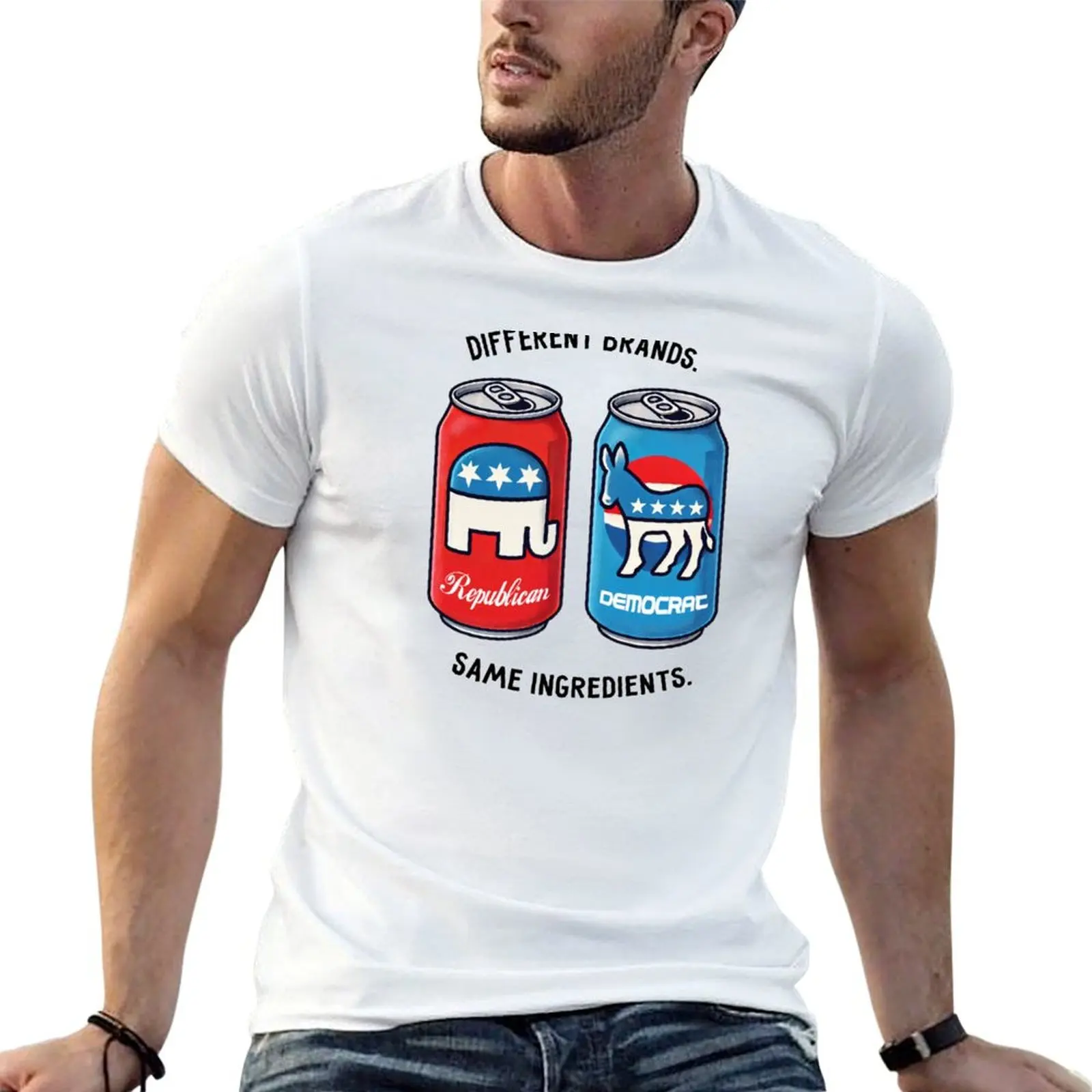 Different Brands. Same Ingredients. T-Shirt Sporty Breathable Short Sleeve T-Shirt