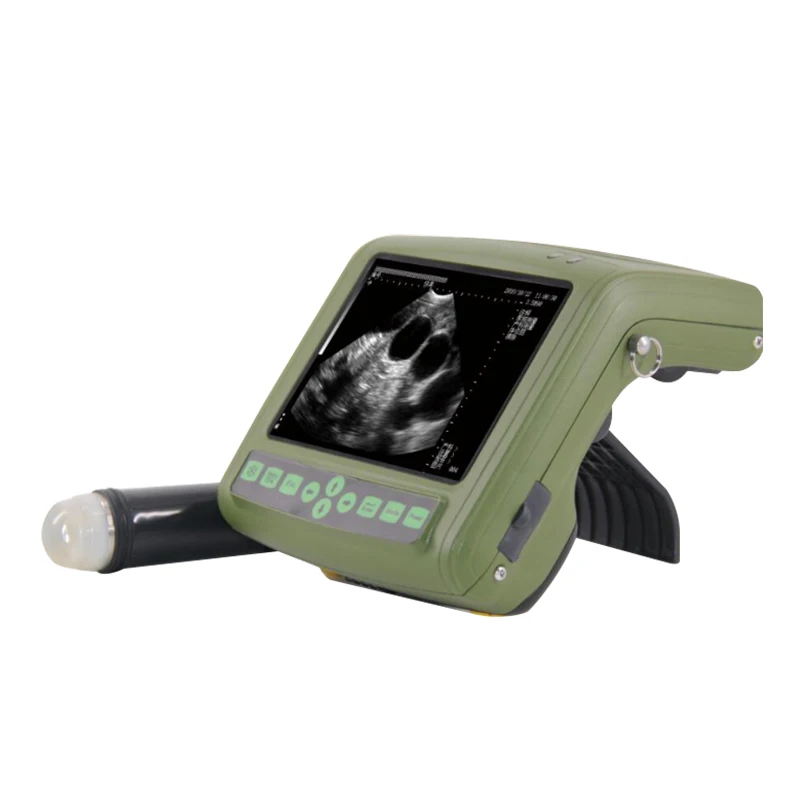 

Portable Veterinary Ultrasound Machine for Bovine Equine Cheap Electric Metal and Plastic Design with Rectal Probes