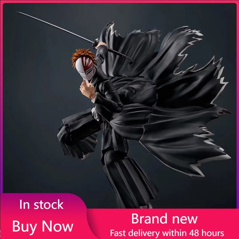 

In Stock Bandai S.H.Figuarts Death Kurosaki Ichigo Model Kit Anime Action Fighter Finished Model Gift for Children