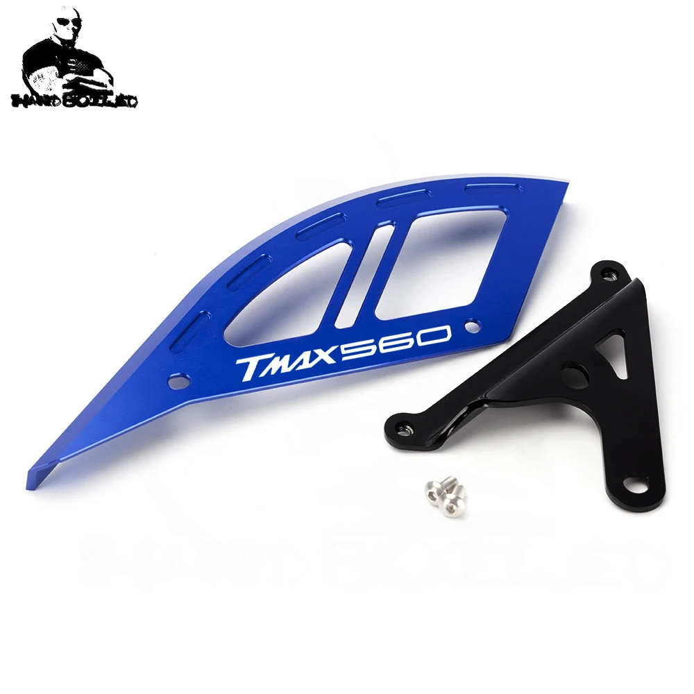 Brake Line Clamps CNC Rear Brake Disc Guard Cover Scooter Motorcycle Accessories Parts For YAMAHA TMAX T-MAX 560 TMAX560 TECHMAX