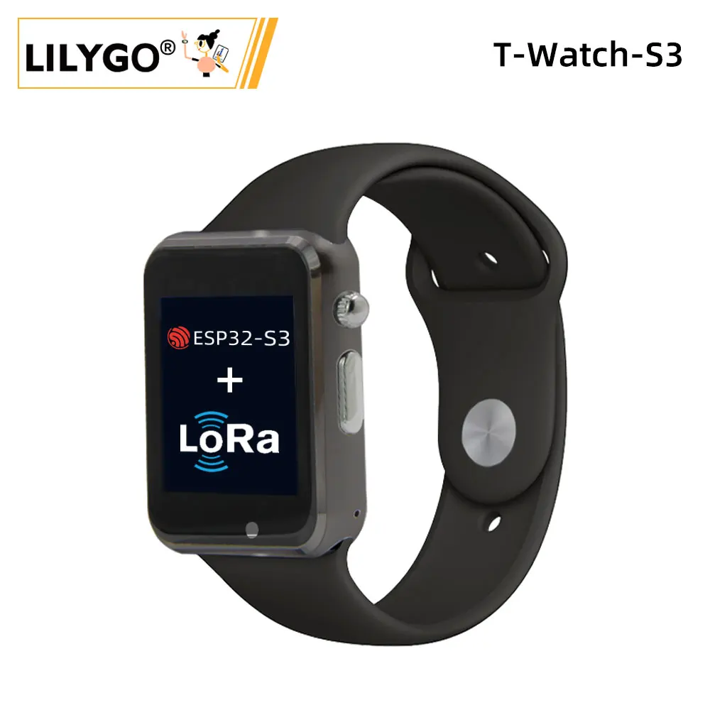 LILYGO® T-Watch-S3 programowalny dotykowy zegarek zintegrowany ESP32-S3 WIFI Bluetooth LoRa BMA423 Sensor MAX98357A Mic głośnik