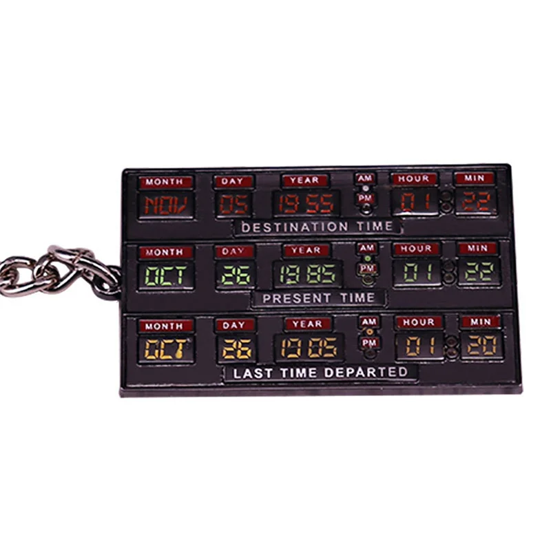 พวงกุญแจวงจรส่วนใหญ่ พวงกุญแจภาพยนตร์ นิยายวิทยาศาสตร์ ภาพยนตร์ตลก พวงกุญแจที่น่าสนใจ อุปกรณ์ต่อพ่วงภาพยนตร์ กลับ Tothefuture2