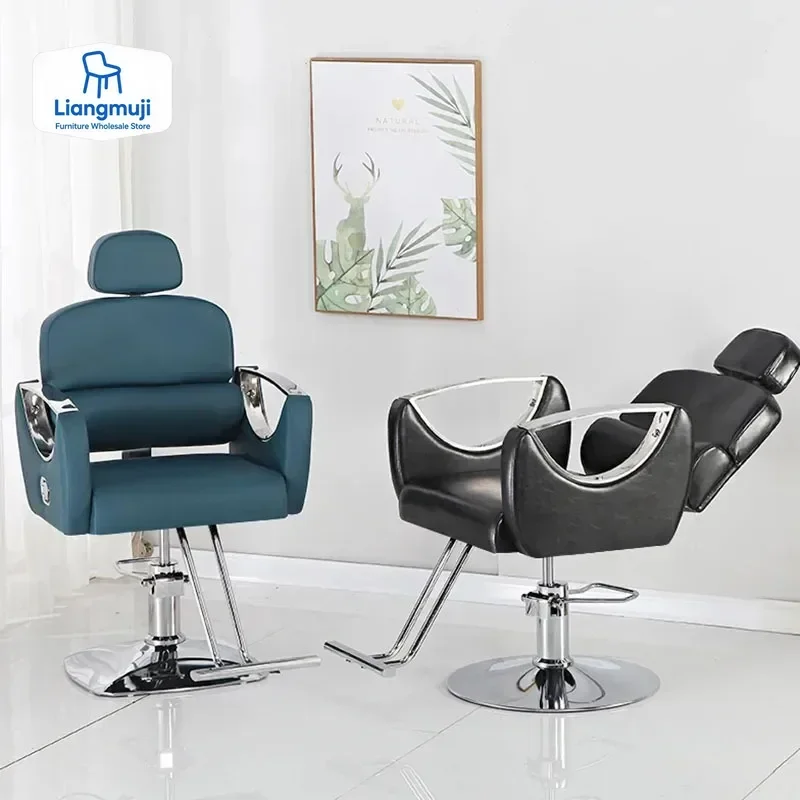 

Woman Barber Chair Modern Dressing Personalized Make Up Recliner Barber Chair Beauty Stylist Equipment Silla Barbero Decorative