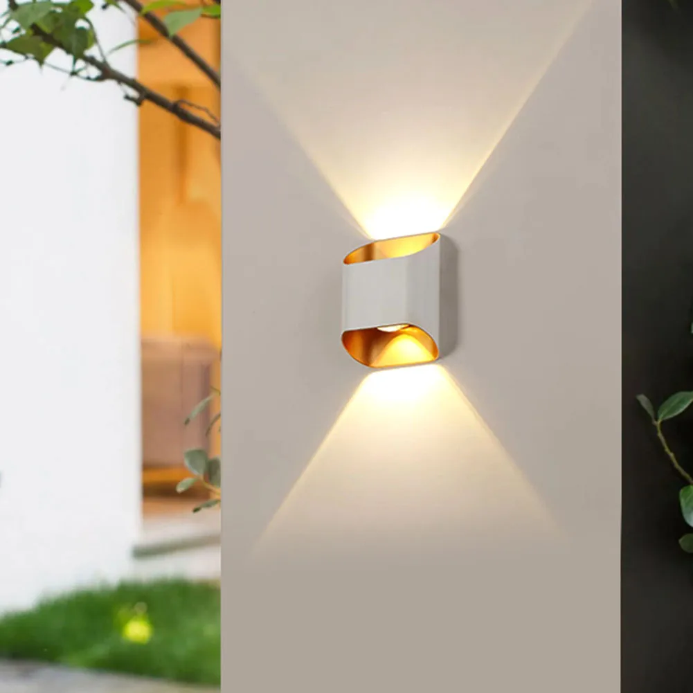 Up and Down LED Wall Lamp Waterproof IP65 Wall Light For Bedroom Living Room Corridor Indoor Outdoor Garden Lighting Decoration