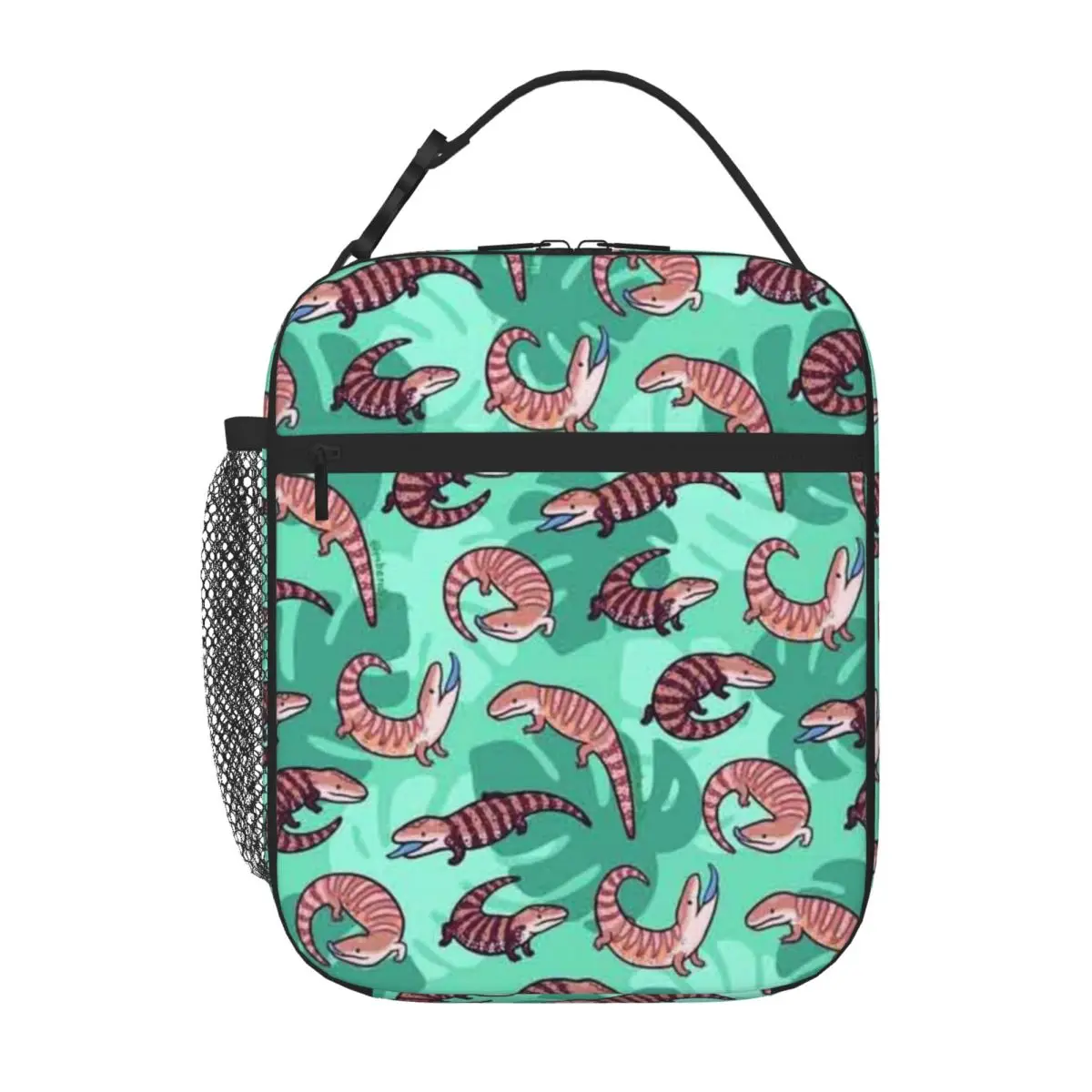 Bestselling Blue Tongue Skink Hip Hop Lunch Tote Staff Lunch Nylon Lunch Bag