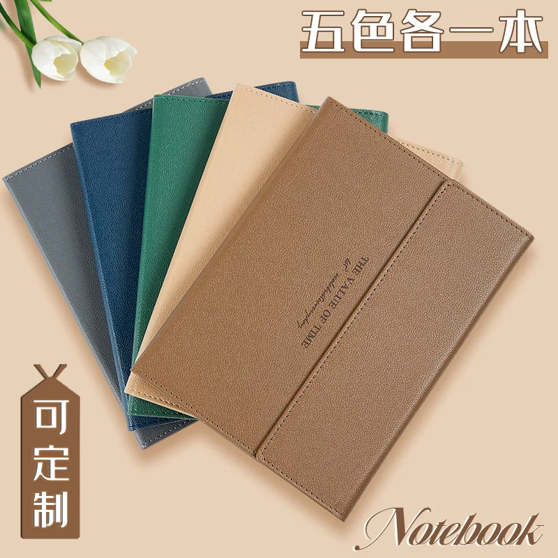 A5 Notebook High Beauty Ins Style New Simple Business Notebook Gift Customized Logo Handbook planner organizer  school supplies