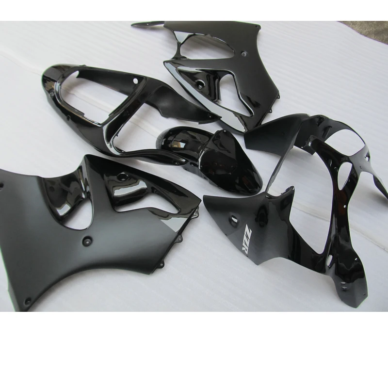 

Full Black Injection Superb Quality Motorcycle parts for Kawasaki Ninja ZX6R fairing kit 2000 2001 2002 set zx6r 00 01 02 WA46