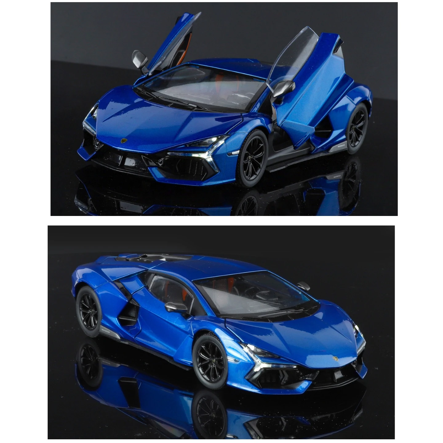 1:24 Revuelto Supercar سبيكة سباق السيارات نموذج دييكاست لعبة معدنية نموذج سيارة عالية محاكاة الصوت والضوء لعبة طفل هدية #1