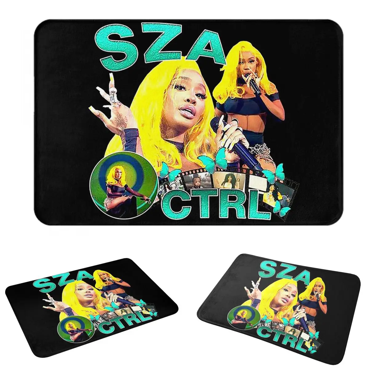 SZA SOS Song Singer Doormat Antiwear Carpet Rug Kitchen Entrance Home Floor Mat for Bedroom Footpad Mats
